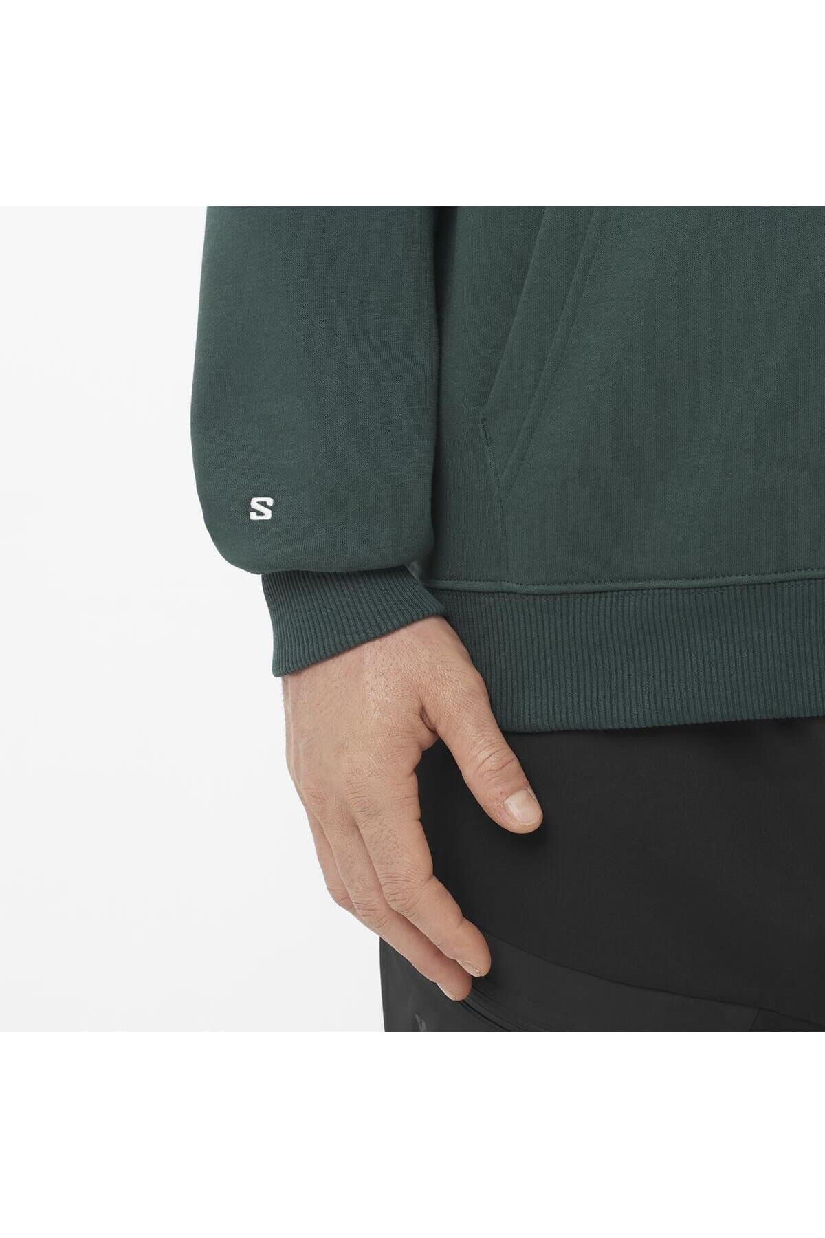 سویشرت اسپرت سالومون زنانه سبز اسپرت | Salomon 2213894 TR — تصویر ۷