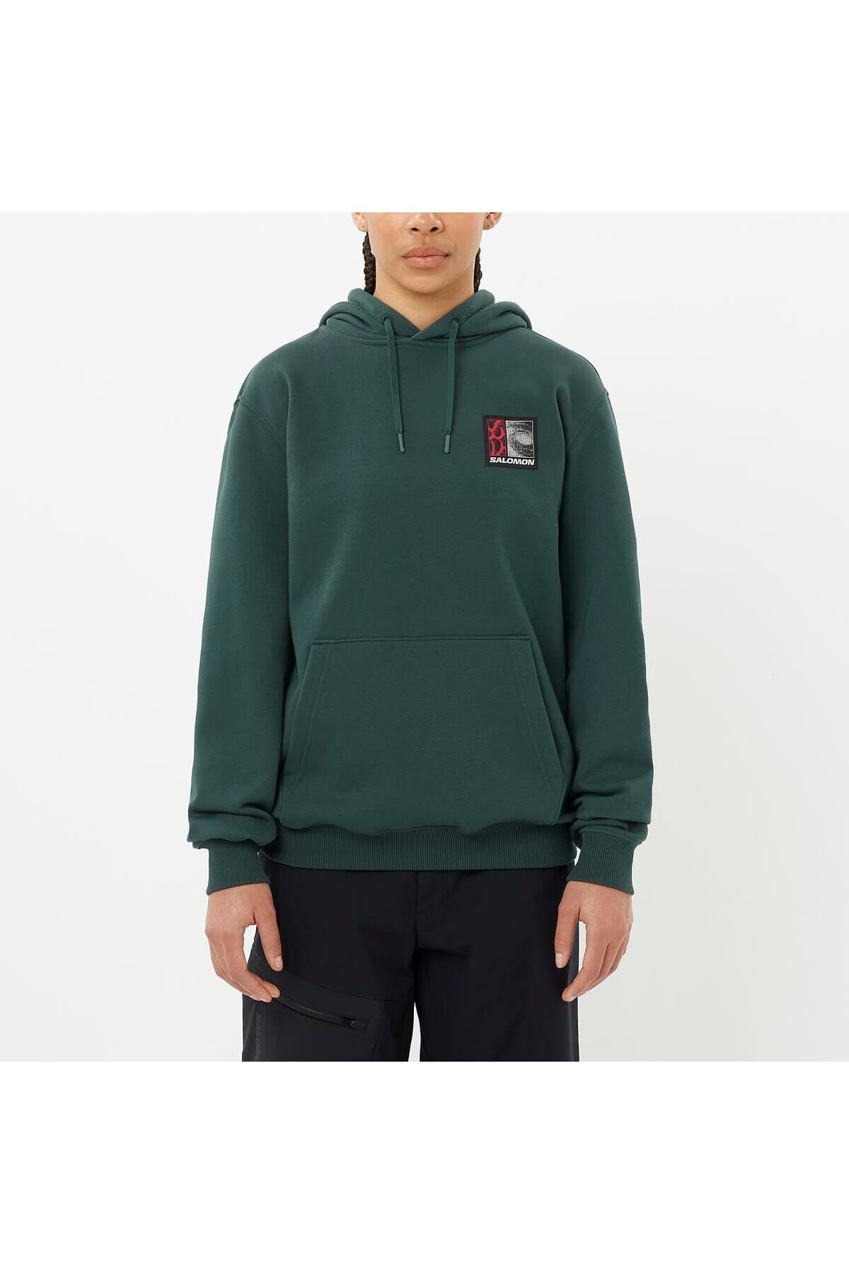 سویشرت اسپرت سالومون زنانه سبز اسپرت | Salomon 2213894 TR — تصویر ۶