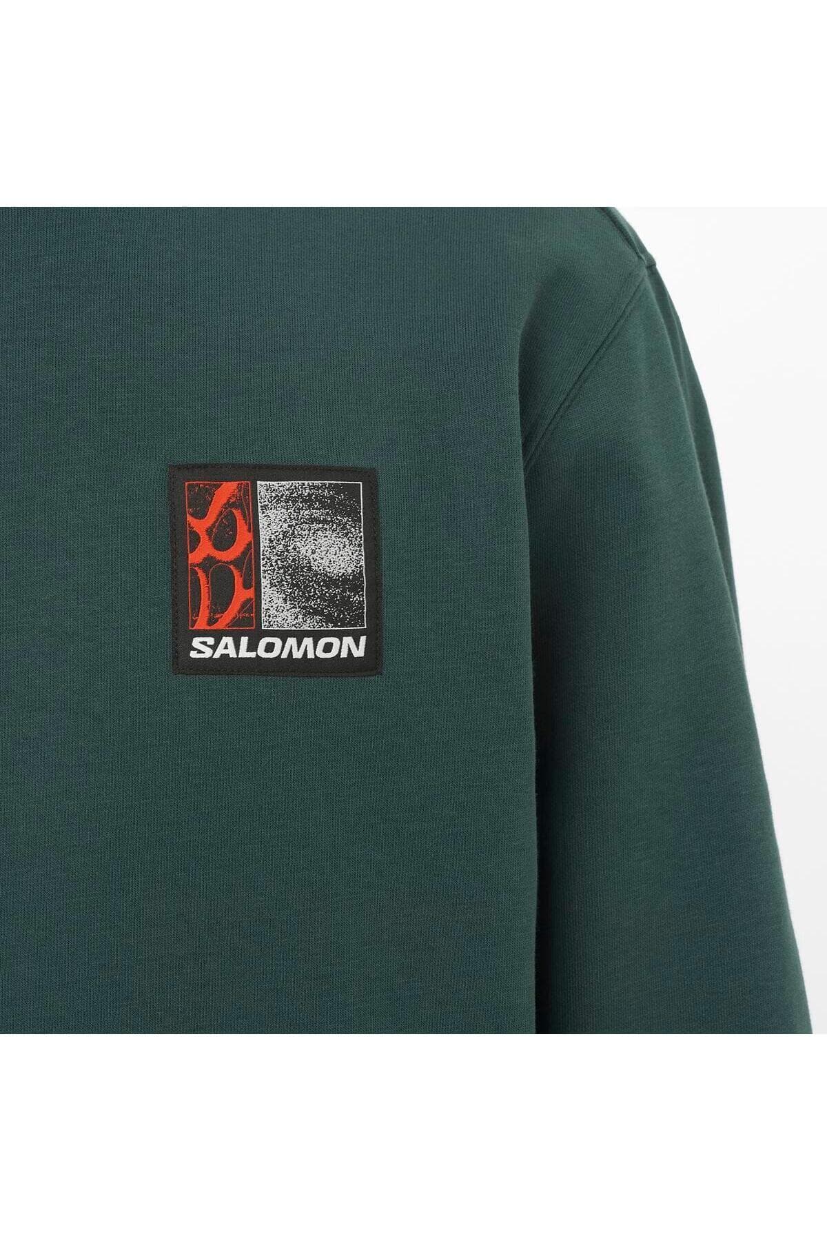 سویشرت اسپرت سالومون زنانه سبز اسپرت | Salomon 2213894 TR — تصویر ۸