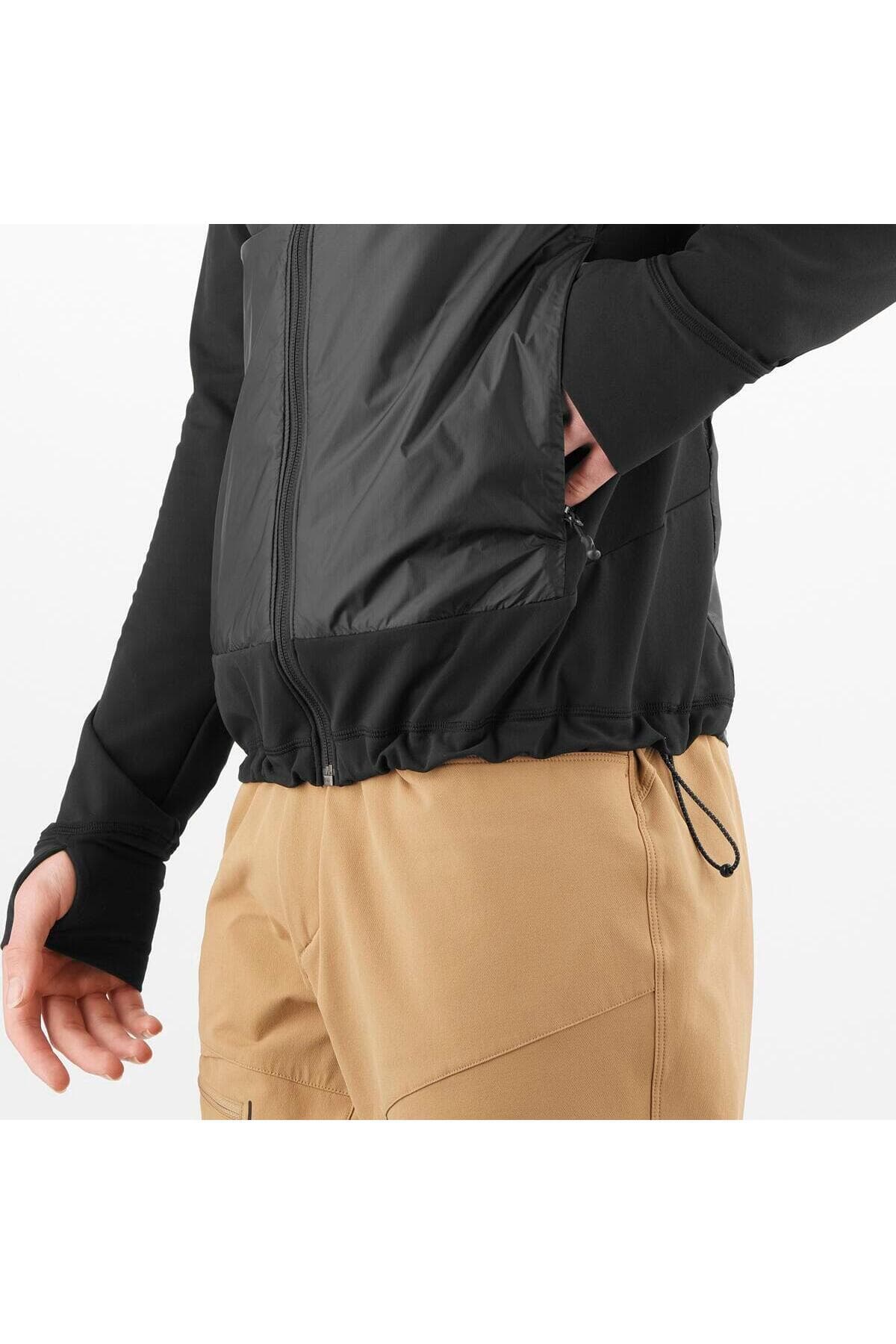 کاپشن اسپرت سالومون مردانه پلی استر مشکی راسته Regular/رگولار اسپرت | Salomon LC2104600 BD — تصویر ۶
