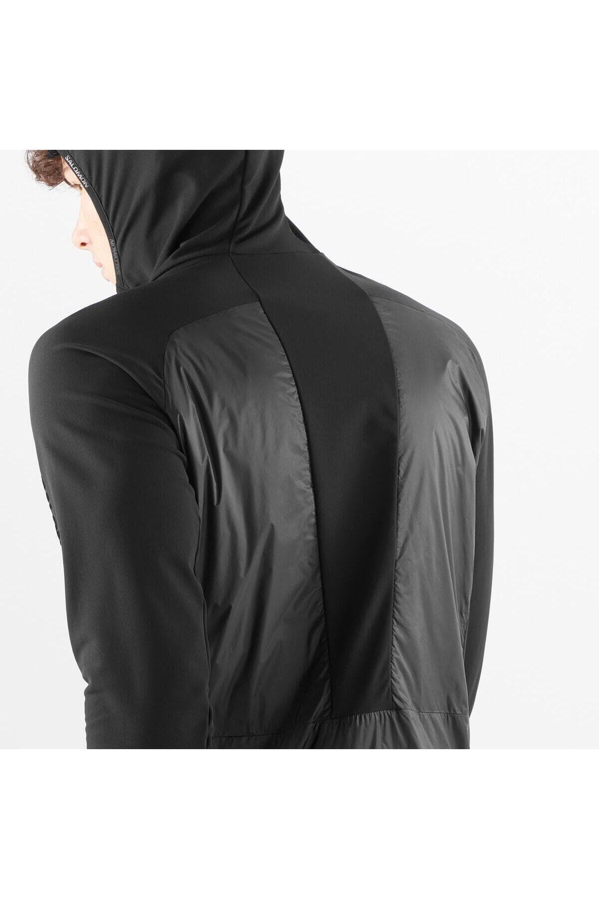 کاپشن اسپرت سالومون مردانه پلی استر مشکی راسته Regular/رگولار اسپرت | Salomon LC2104600 BD — تصویر ۴