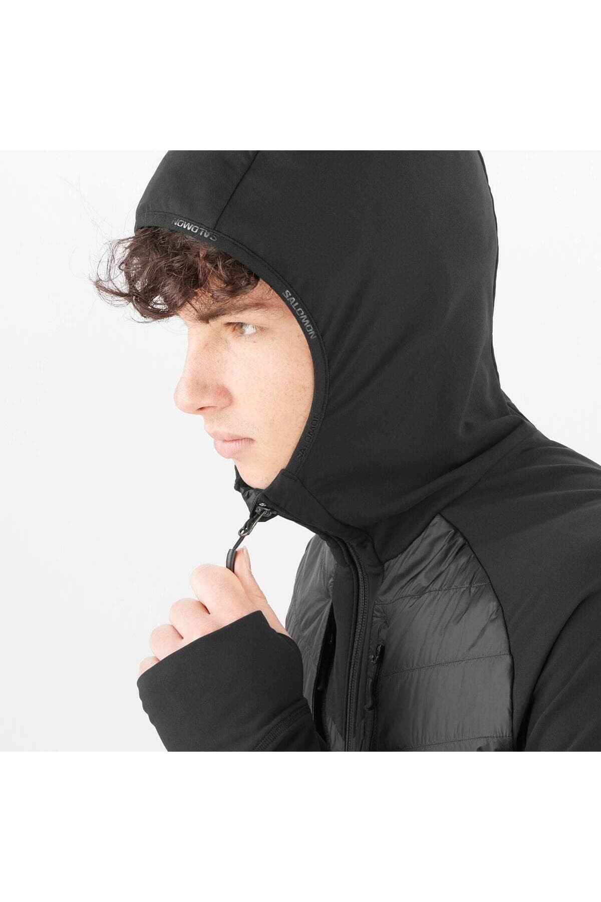 کاپشن اسپرت سالومون مردانه پلی استر مشکی راسته Regular/رگولار اسپرت | Salomon LC2104600 BD — تصویر ۳