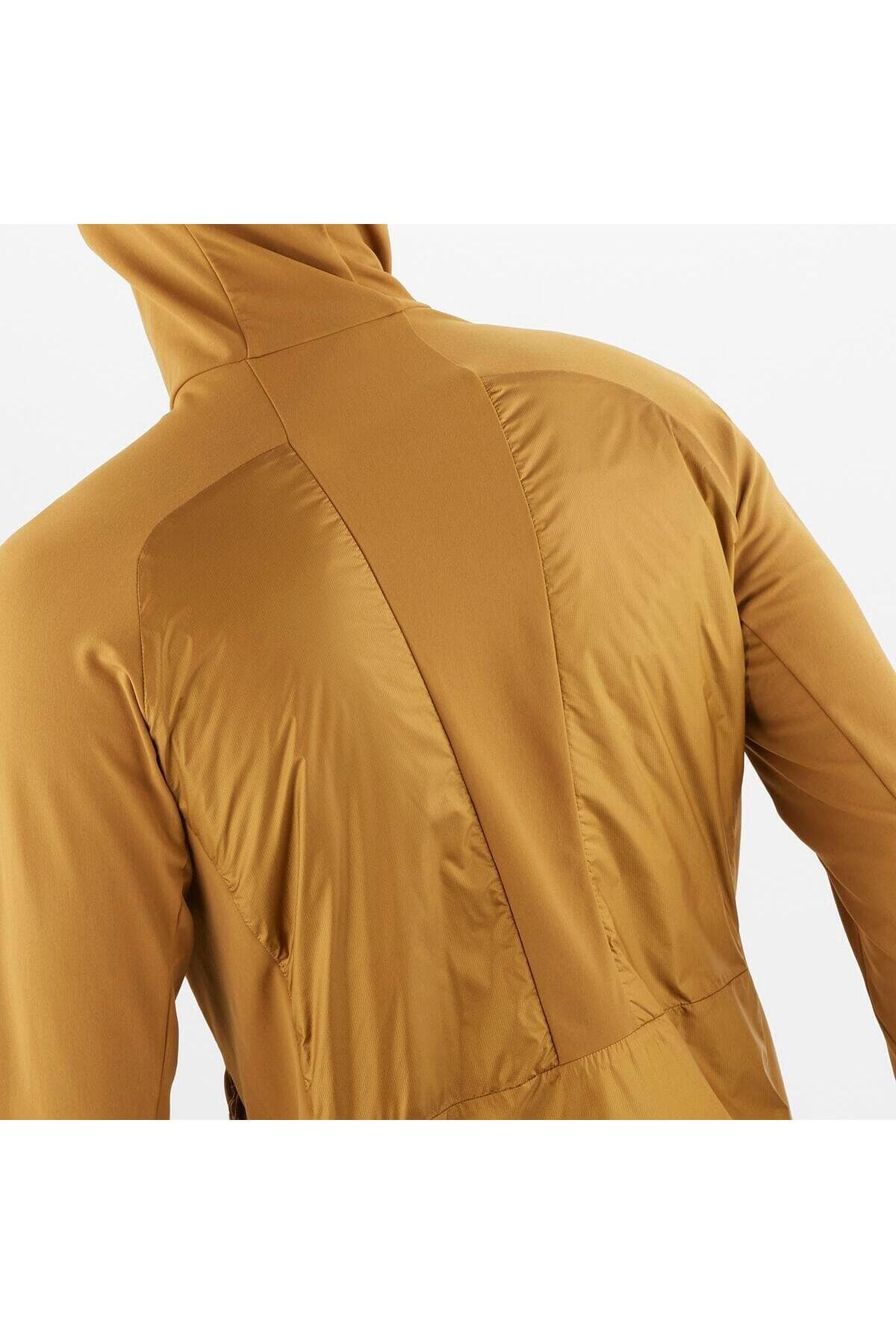 کاپشن اسپرت سالومون مردانه پلی استر زرد راسته Regular/رگولار پف دار اسپرت | Salomon LC2104800 BD — تصویر ۳