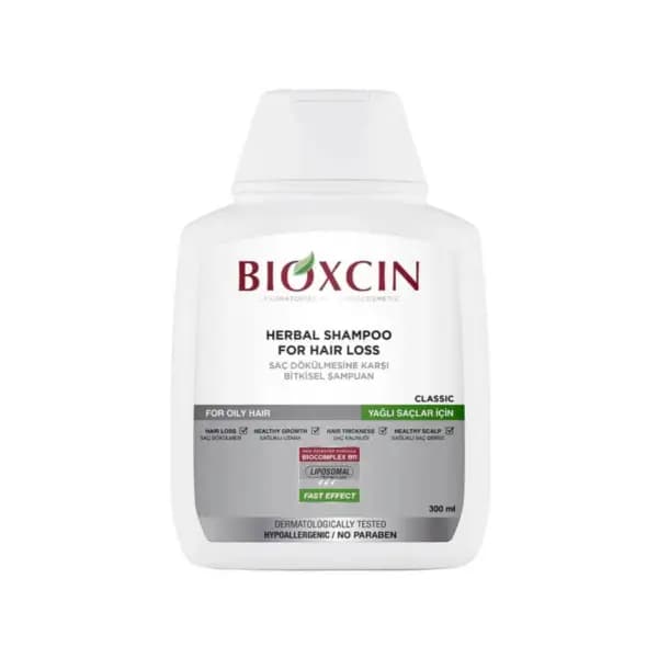 شامپو گیاهی ضد ریزش مخصوص موهای چرب بایوکسیـن مدل Bioxsine