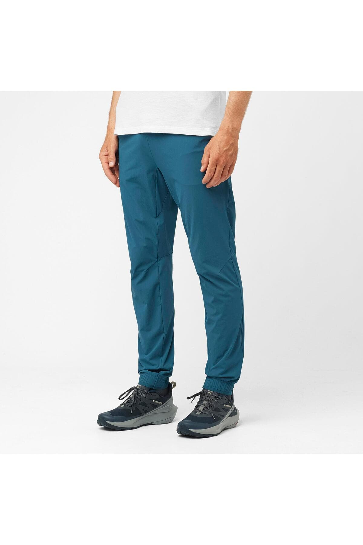 شلوار اسپرت سالومون مردانه پارچه آبی راسته بیسیک کژوال/روزمره | Salomon LC2209800 BD