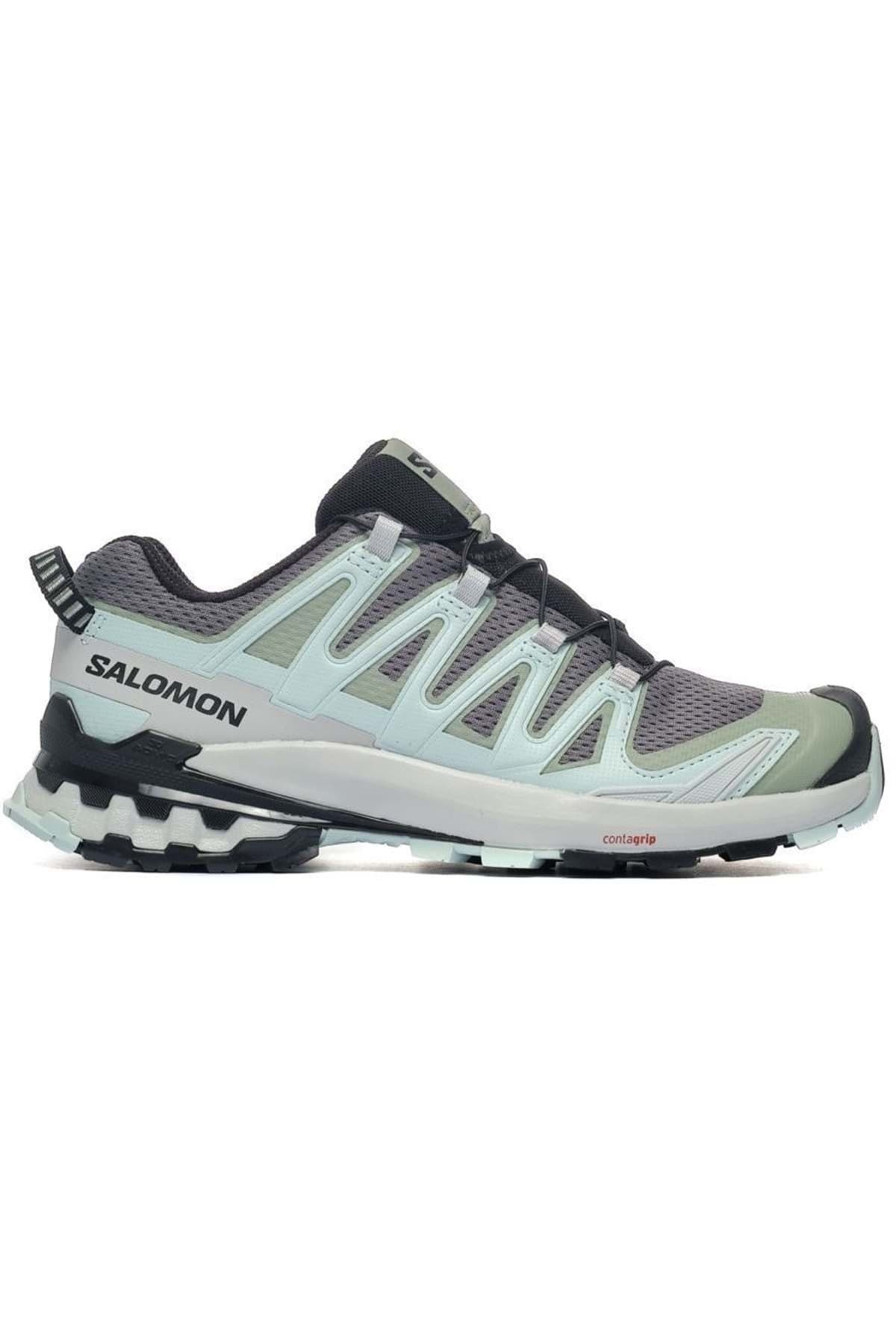 کفش بیرونی سالومون زنانه پارچه سبز اسپرت راسته Regular/رگولار اسپرت | Salomon TYCBB70FA31190CA20 TR
