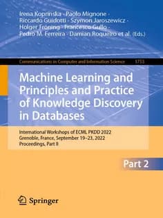 دانلود کتاب Machine Learning and Principles and Practice of Knowledge Discovery in Databases