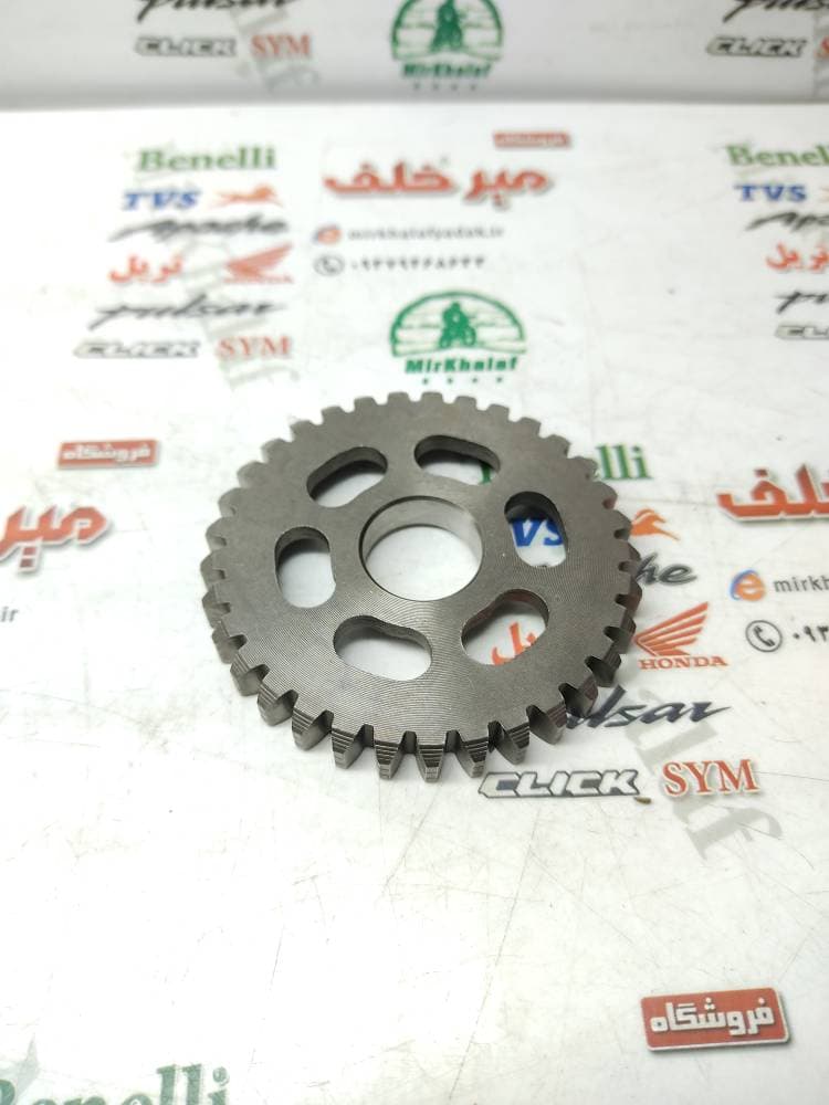دنده مقابل 1 یک هرز گرد گیربکس موتور بنلی 150 اصلی (33 دندانه) — تصویر ۲