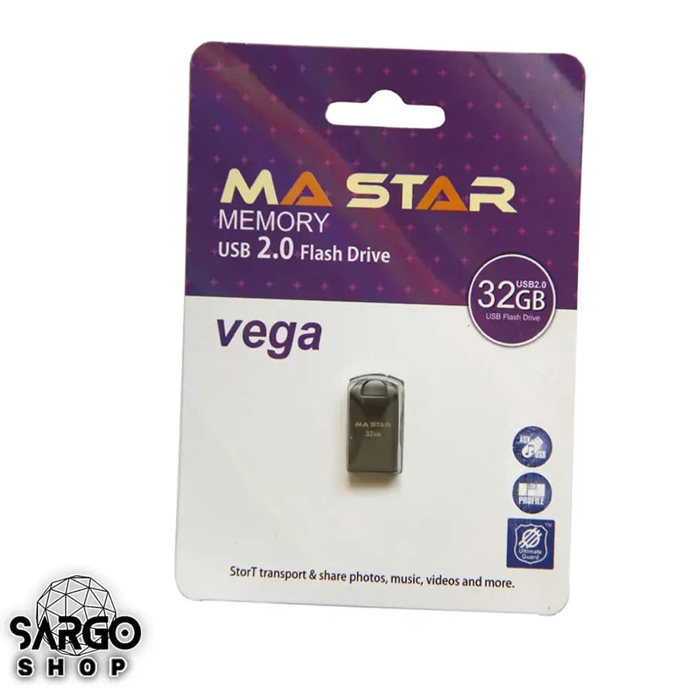 فلش مموری ام ای استار MA Star Vega USB 2.0 ظرفیت 32 گیگابایت