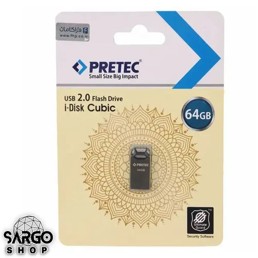 فلش مموری پرتک PRETEC i-Disk Cubic USB2.0 ظرفیت 64 گیگابایت