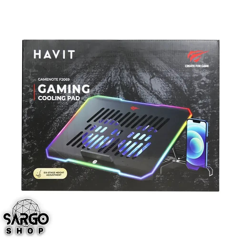 پایه خنک کننده هویت مدل F-2069 RGB