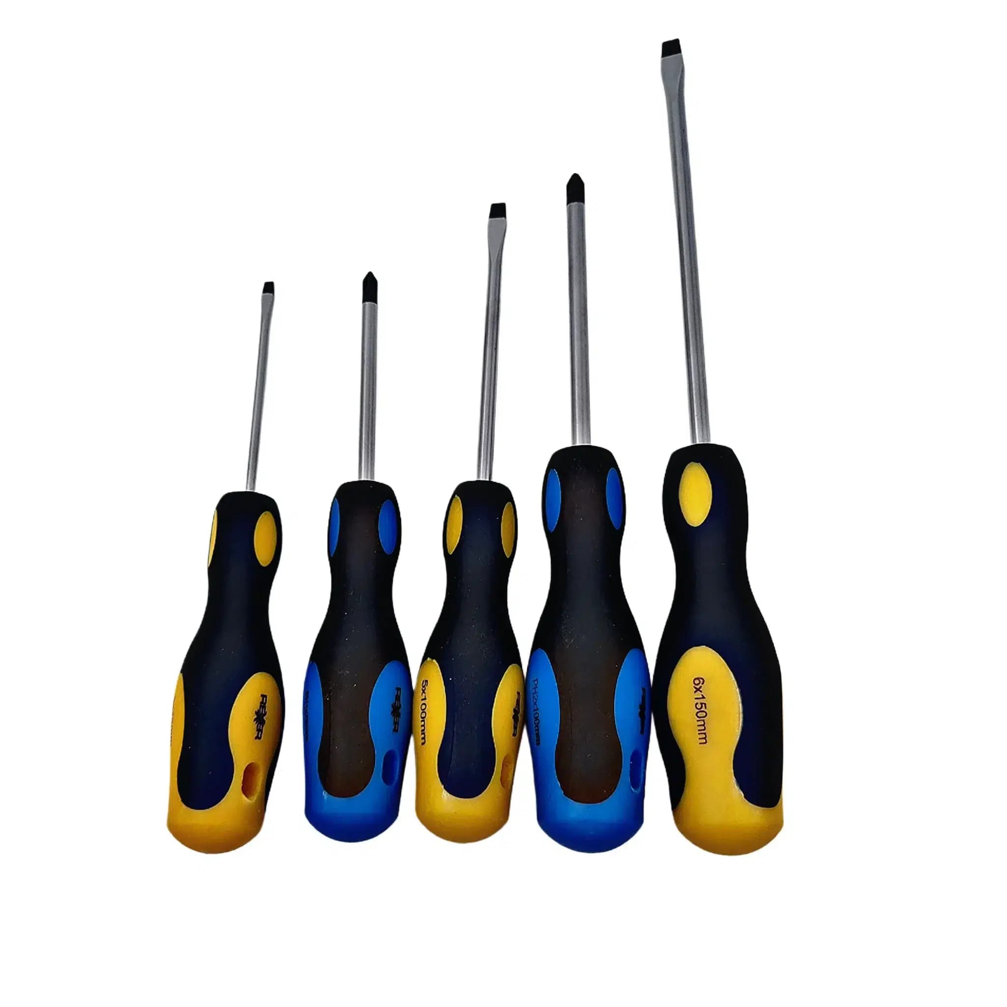 ست پیچ گوشتی 5 عددی برند رکسر (REXER) مدل RA-04-148 — تصویر ۲