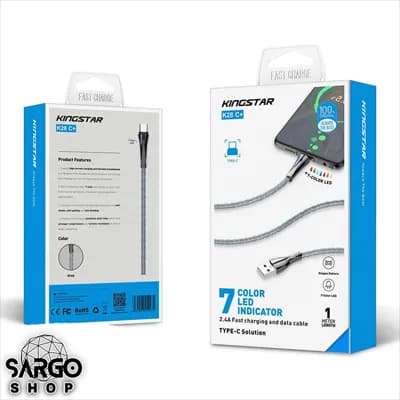 کابل تبدیل USB به USB-C کینگ استار مدل K28C طول 1 متر