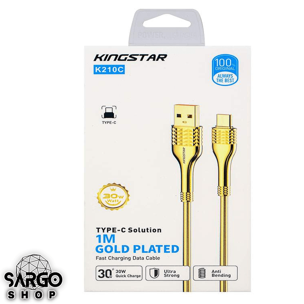 کابل تایپ سی کینگ استار مدل K210C طول 1 متر