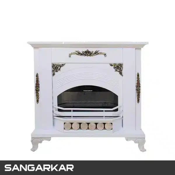 بخاری گازی سنگرکار 24000 مدل آگاتا سفید