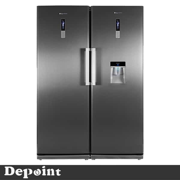 یخچال فریزر دوقلو دیپوینت مدل D4-نقره ای