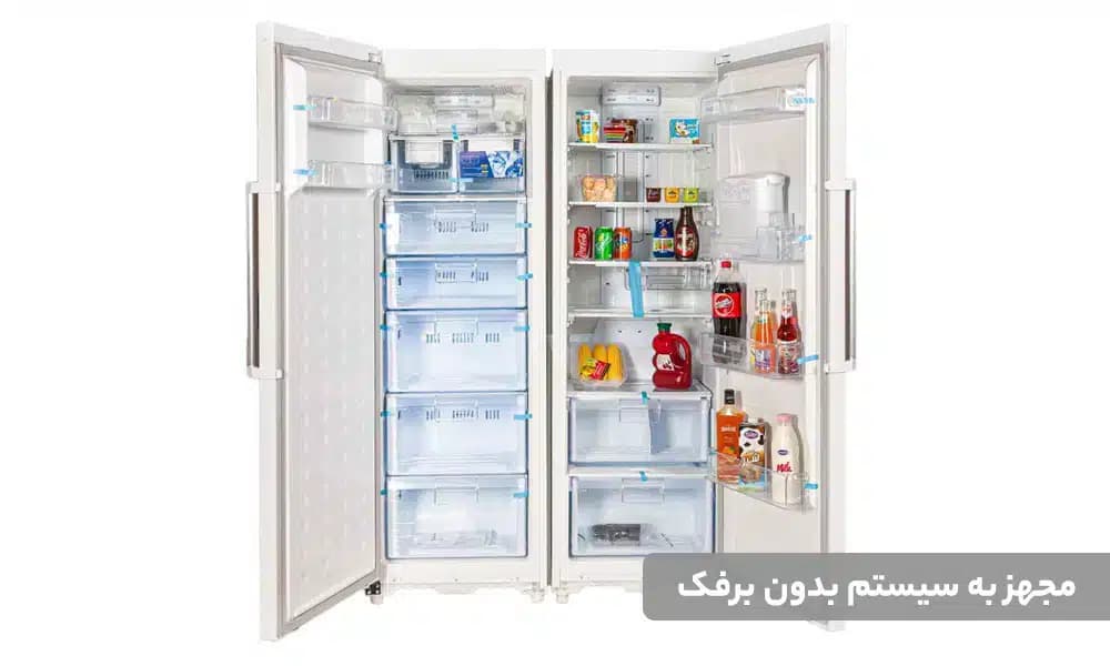 یخچال فریزر دوقلو 40 فوت بنس مدل ARAMIS سفید — تصویر ۲