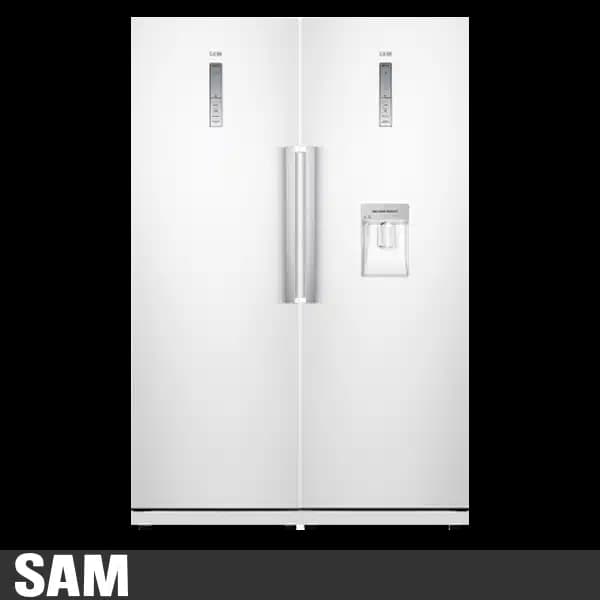 يخچال فريزر دوقلو سام 20 فوت مدل RR60-RZ60W