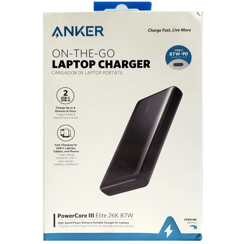 پاوربانک 26000 میلی آمپر انکر Anker PowerCore III Elite 26K (87W) A1291H11 — تصویر ۸