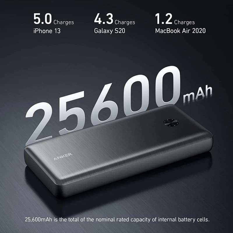پاوربانک 26000 میلی آمپر انکر Anker PowerCore III Elite 26K (87W) A1291H11 — تصویر ۵