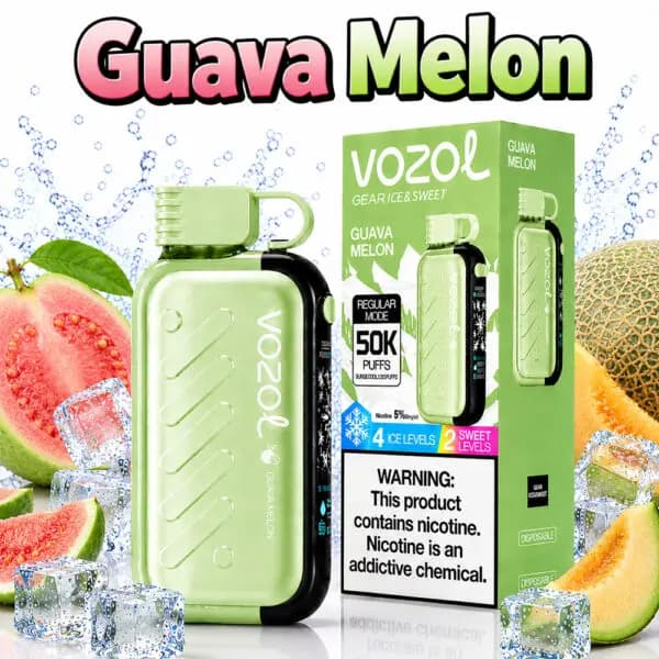 پاد یکبارمصرف وزول Gear Ice & Sweet 50000 هزار پاف و صفحه خمیده ۳D