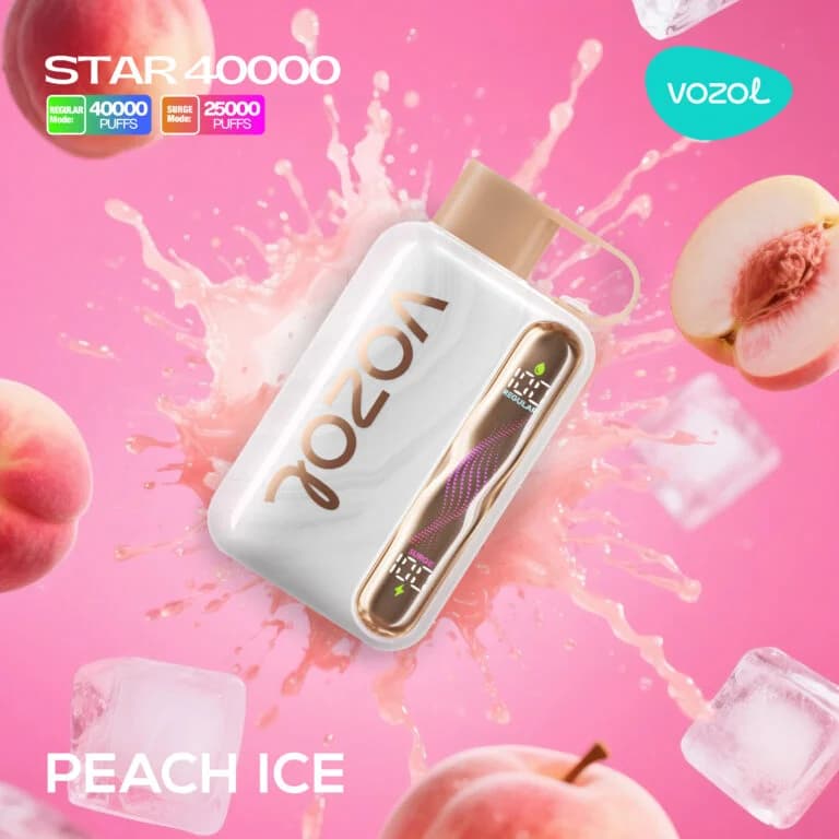 پاد یکبارمصرف وزول Star 40000 هزار پاف، نمایشگر خمیده — تصویر ۲