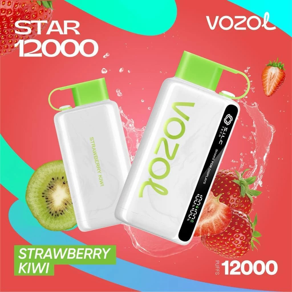 پاد یکبارمصرف وزول مدل Star 12000 پاف، و باتری ۶۵۰ میلی‌آمپری — تصویر ۴