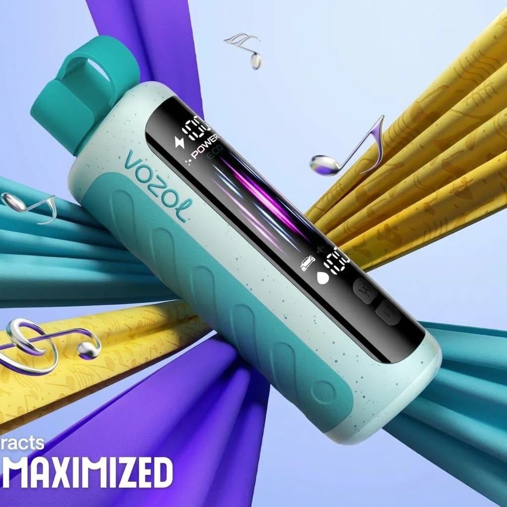 پاد یکبارمصرف وزول مدل Gear Hookah 40000 هزار پاف، نمایشگر رنگی و تعامل صوتی — تصویر ۴