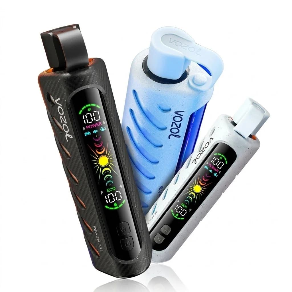 پاد یکبارمصرف وزول مدل Gear Shisha 25000 | صفحه رنگی ۲.۱ اینچ، صدای تعاملی و ۲۵۰۰۰ پاف