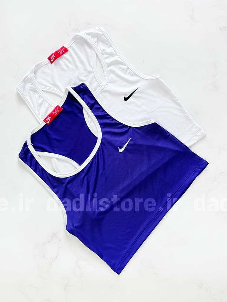 کراپ تاپ ورزشی زنانه فلامنت نایکی Nike — تصویر ۳
