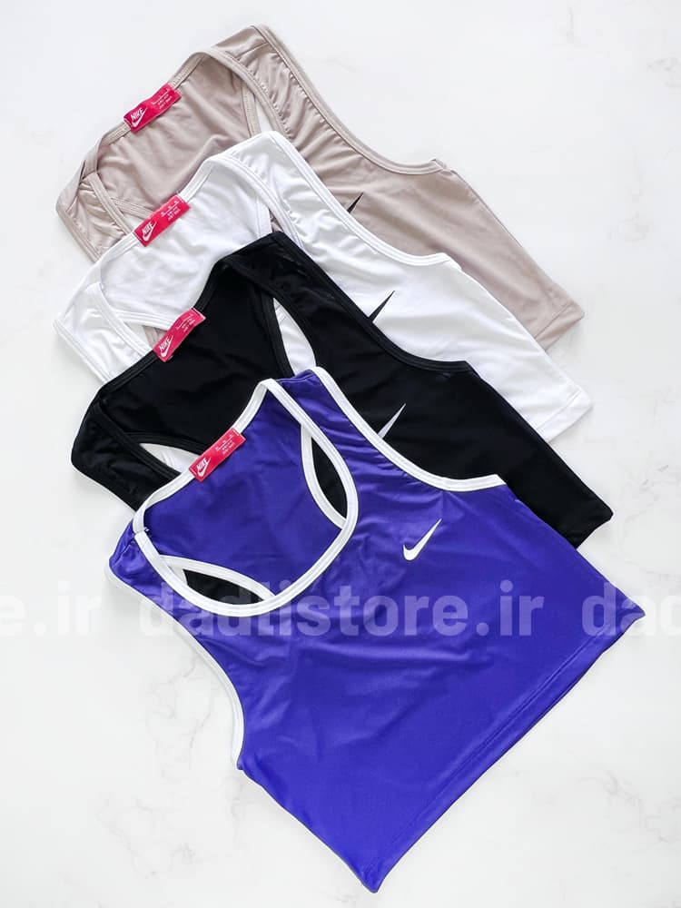 کراپ تاپ ورزشی زنانه فلامنت نایکی Nike — تصویر ۲