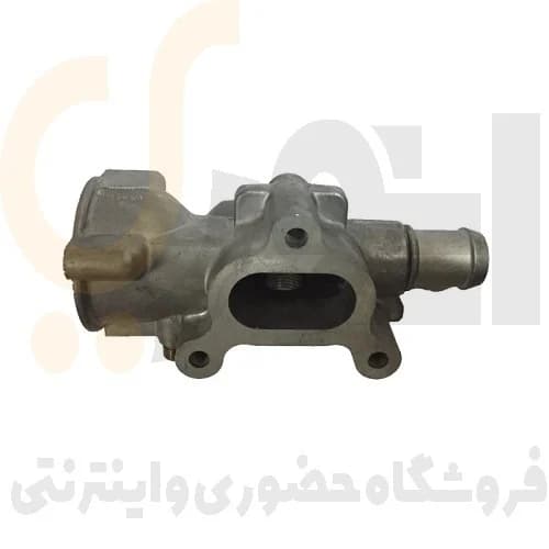 پوسته هوزینگ ترموستات سمند ، دنا با موتور EF7 NA معمولی طرح بهینه با دو سوراخ قطر مساوی – ISACO – ایساکو