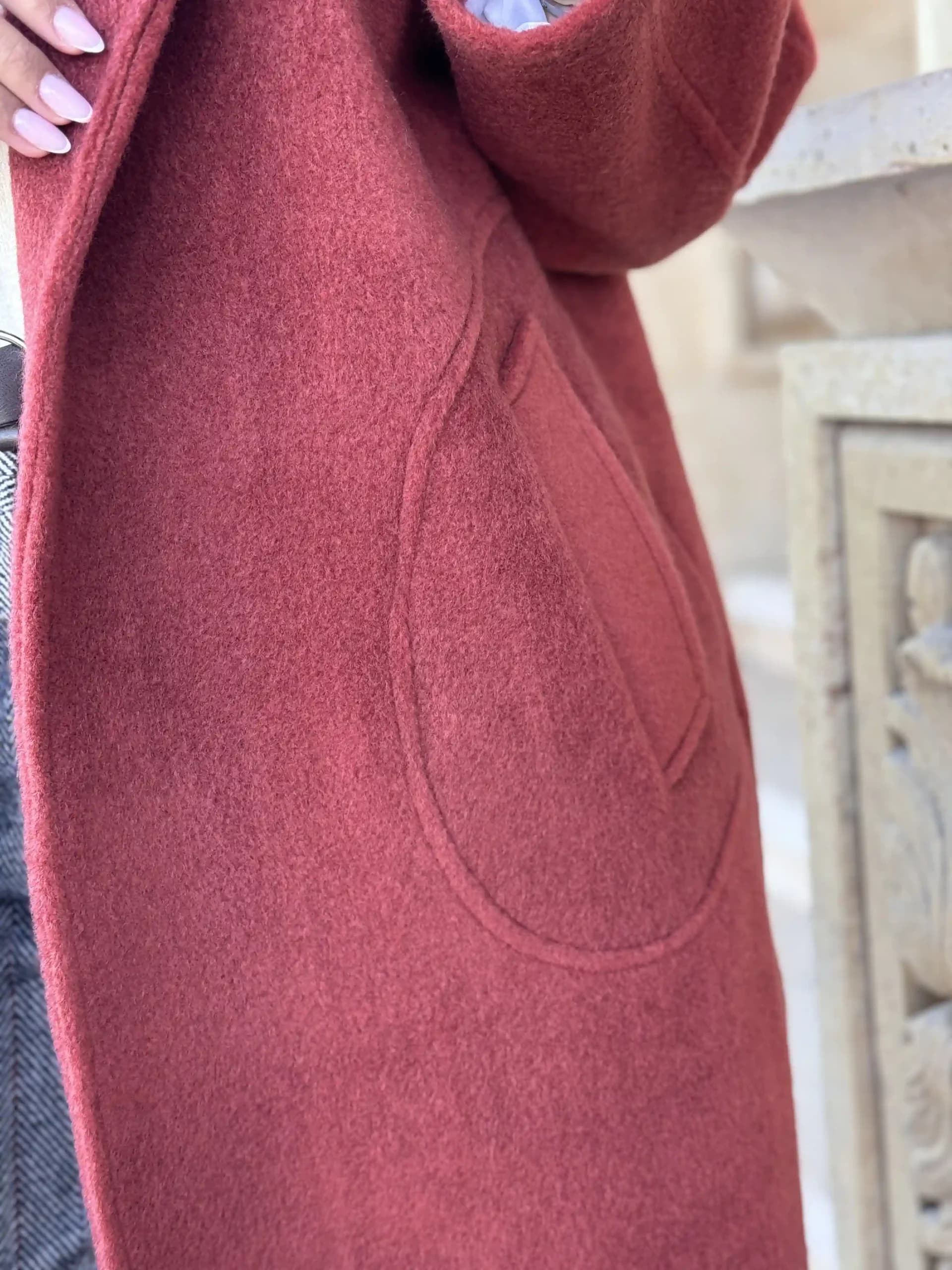 پالتو زنانه فوتر بلند — تصویر ۸