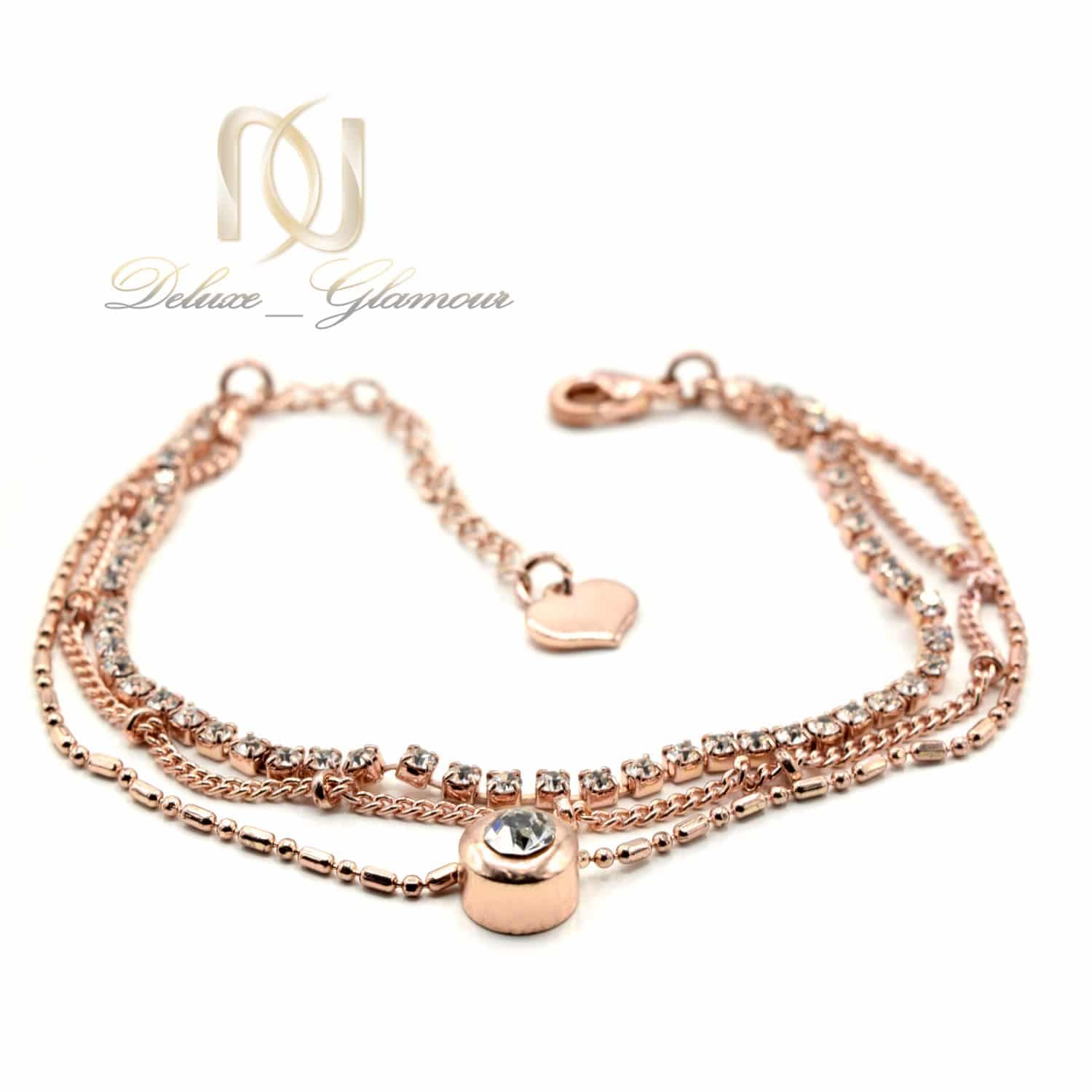 دستبند دخترانه ظریف استیل ds-n559