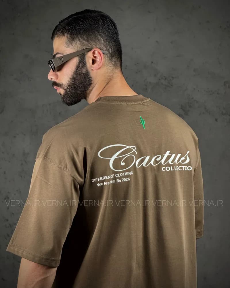 تیشرت مردانه باکسی CACTUS — تصویر ۶