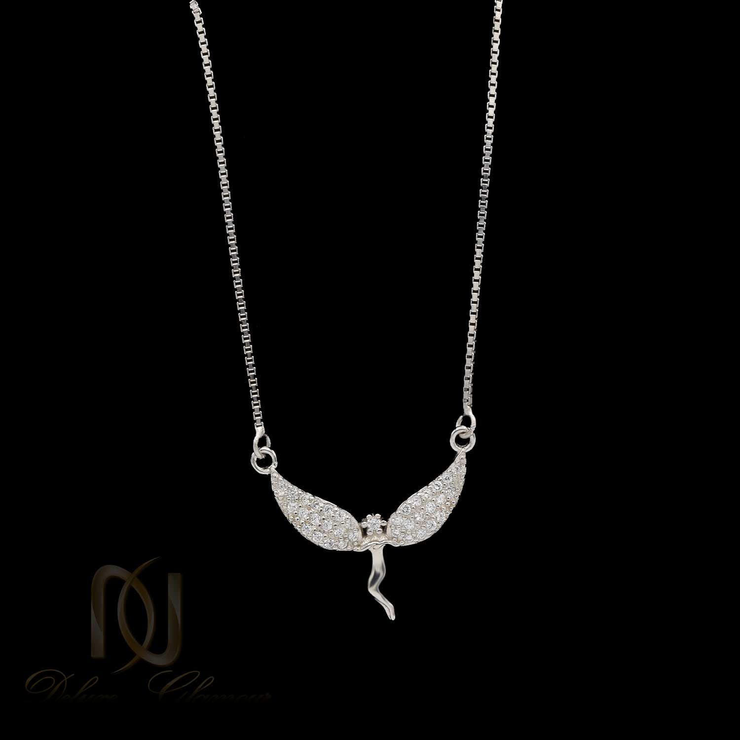 گردنبند نقره طرح فرشته NW-N595 — تصویر ۳
