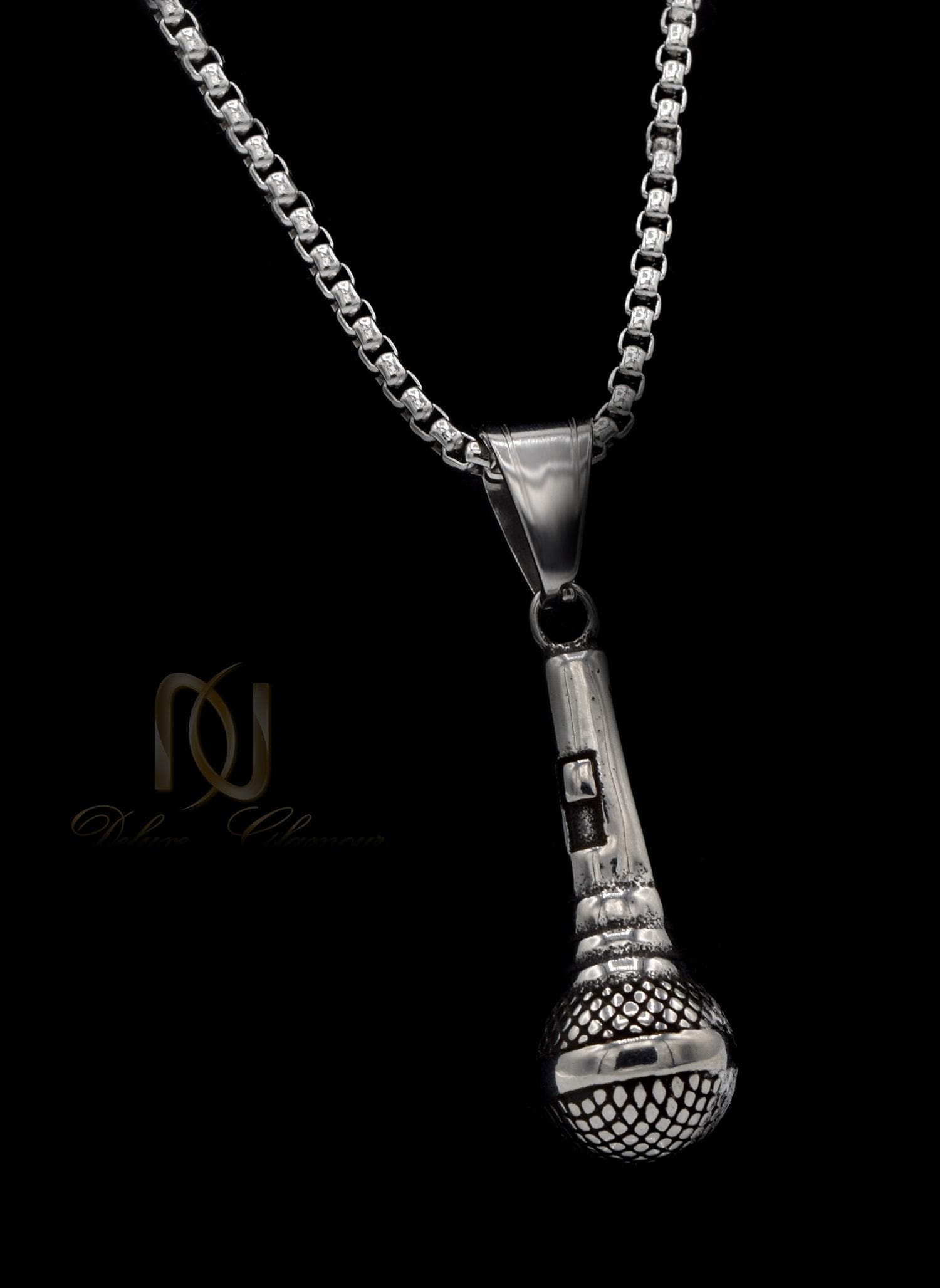 گردنبند طرح میکروفون مردانه NW-N557 — تصویر ۲