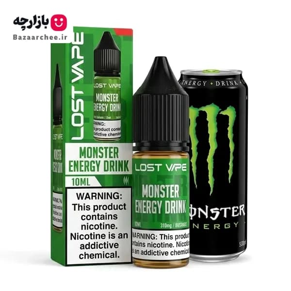 سالت نوشیدنی انرژی زا مانستر لاست ویپ (10 میل) | Lost Vape Monster Energy Drink 10ml Salt