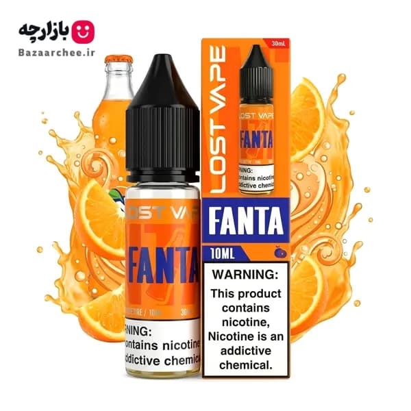 سالت نوشابه پرتقالی فانتا لاست ویپ (10 میل) | Lost Vape Fanta 10ml Salt