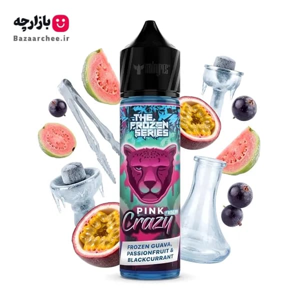 جویس گواوا انگور فرنگی پشن فروت پینک کریزی دکتر ویپ | Dr Vapes Pink Crazy Frozen Juice