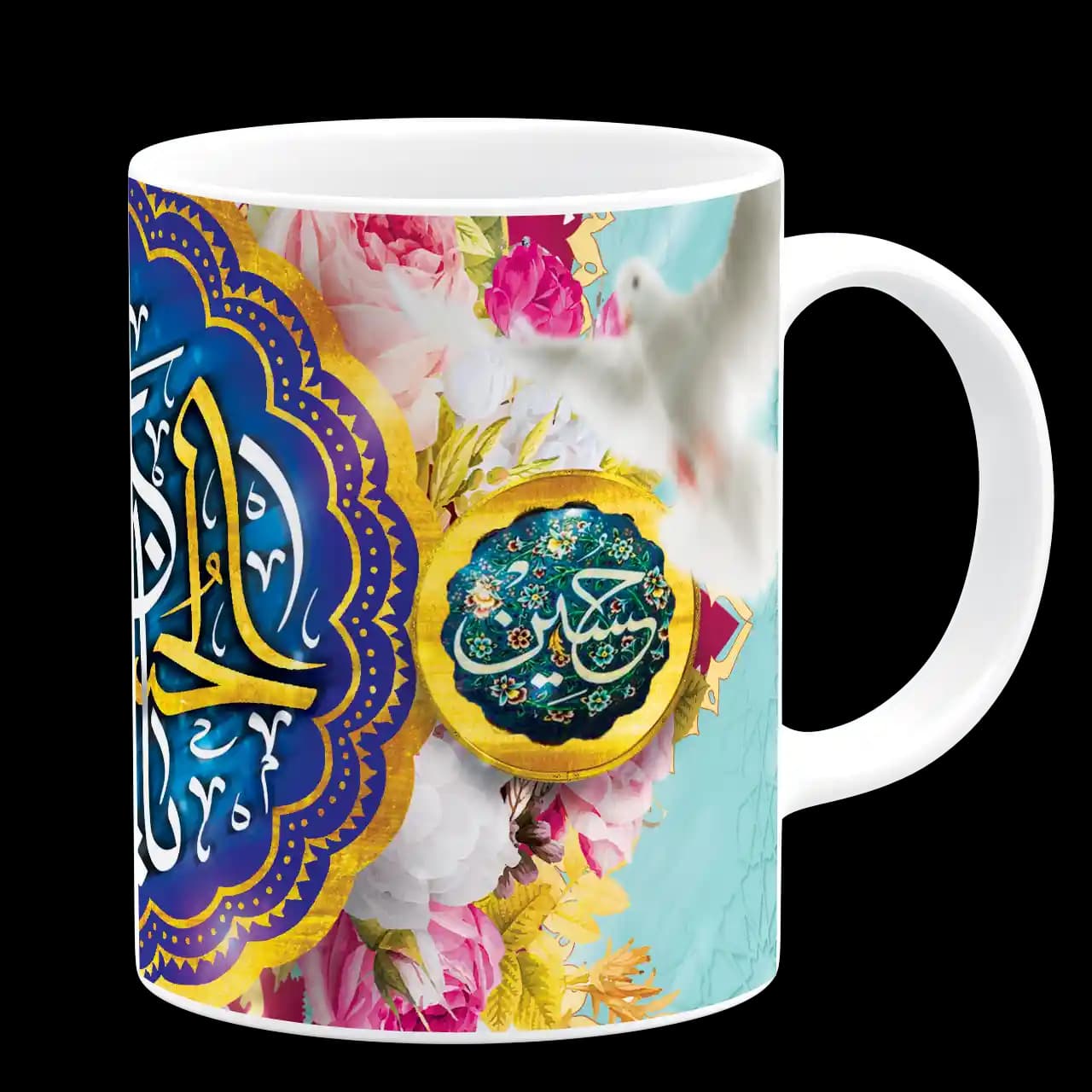 ماگ یا اباعبدالله الحسین مدل f 10 — تصویر ۳