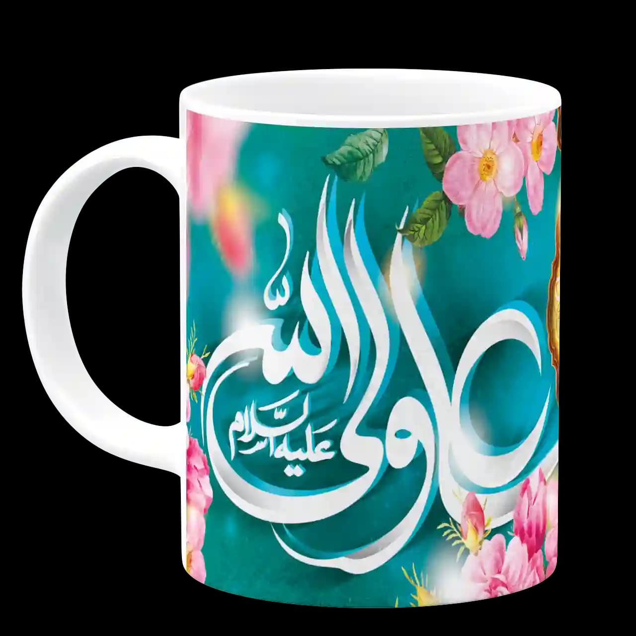 ماگ یا علی ولی الله (ع) مدل D 8 — تصویر ۲