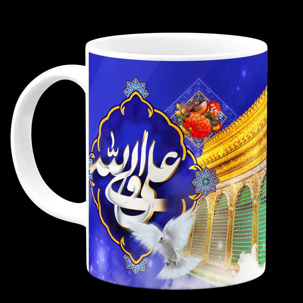 ماگ یا علی ولی الله (ع) مدل D 7 — تصویر ۲
