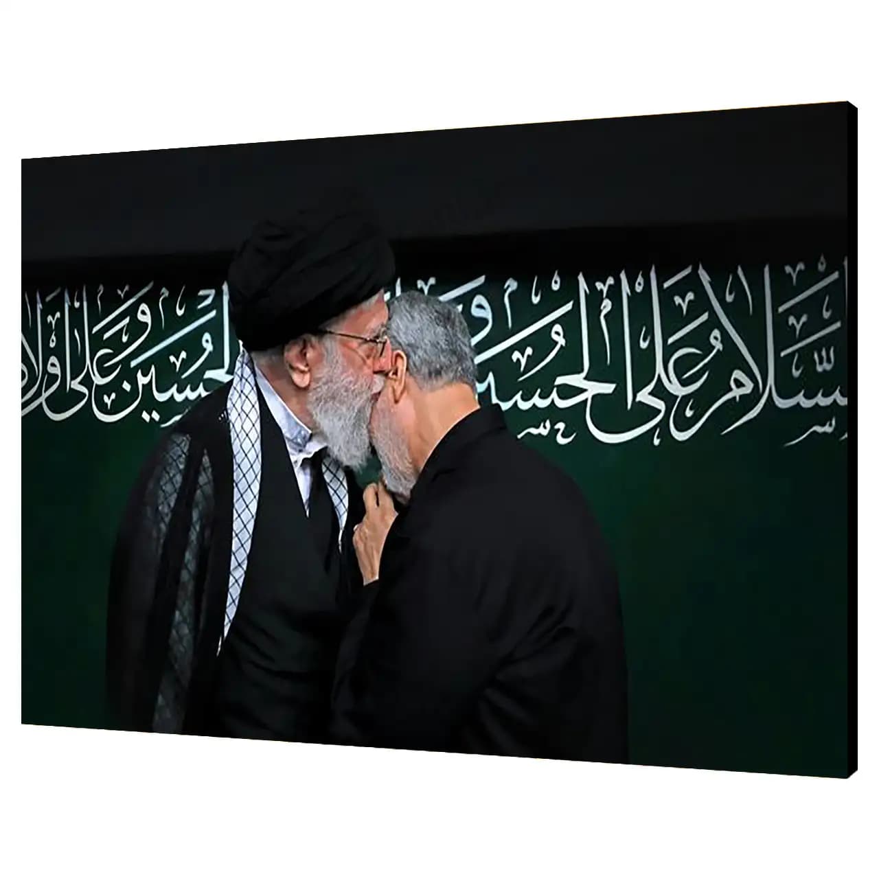 تابلو شاسی رهبری و شهید سردار سلیمانی مدل 2ZG16