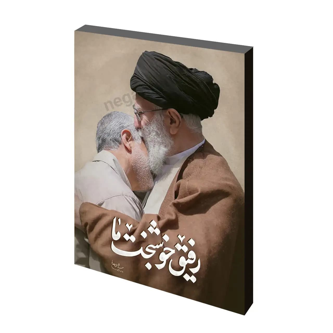 تابلو شاسی رهبری و شهید سردار سلیمانی مدل 2ZG13