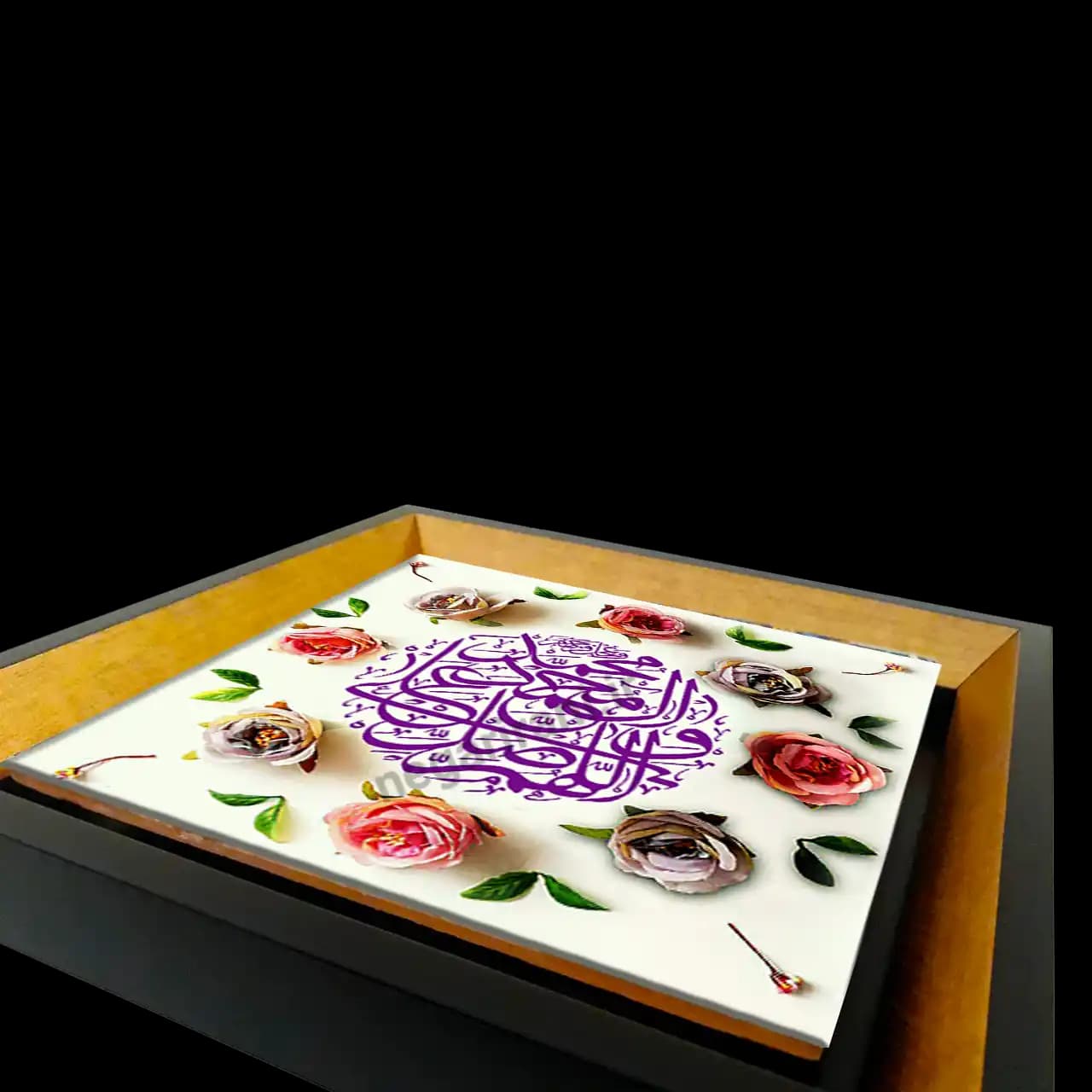 تابلو کاشی صلوات مدل 2B 20 — تصویر ۳