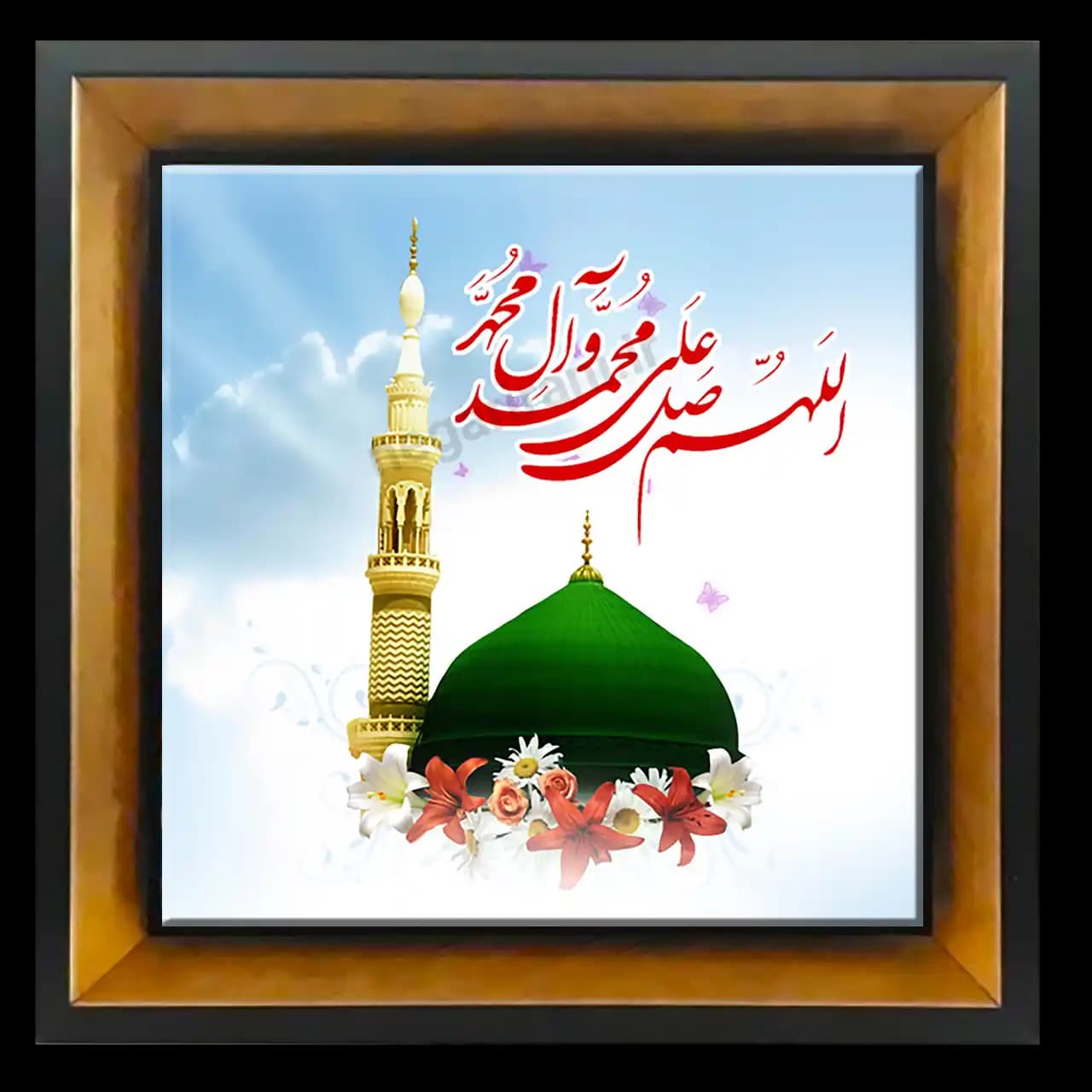 تابلو کاشی صلوات مدل 2B 8