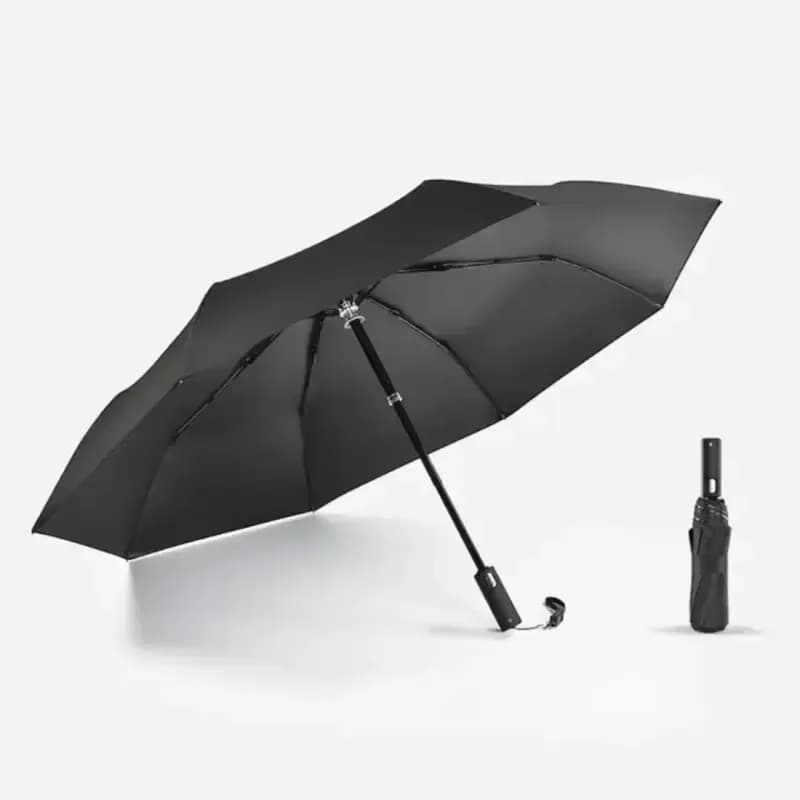 چتر اتومات شارژی مشکی برند RST مناسب تمام سنین — تصویر ۴
