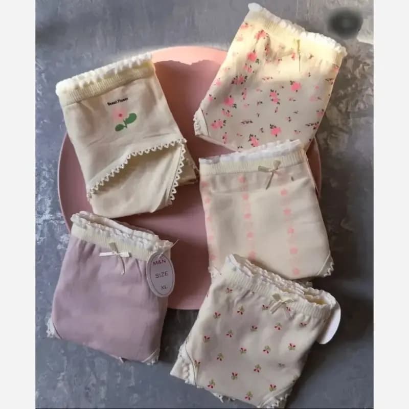 شورت زنانه عروسکی نخی پک سه تایی سایز 38 تا 42 — تصویر ۴