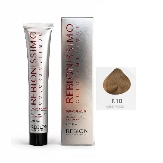 رنگ مو ربلون REBLON شماره F.10 چوب کهربا حجم 100 میلیلیتر